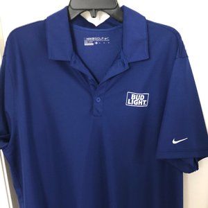 Bud Light Beer Nike Golf Polo - XL - NWOT
